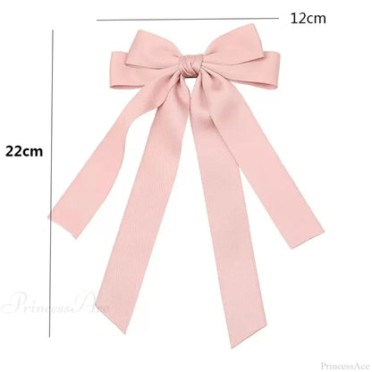 Black and White Bow Top Clip Hair Accessory