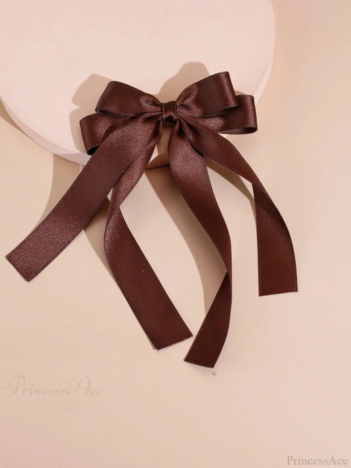 Black and White Bow Top Clip Hair Accessory