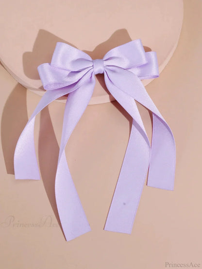 Black and White Bow Top Clip Hair Accessory