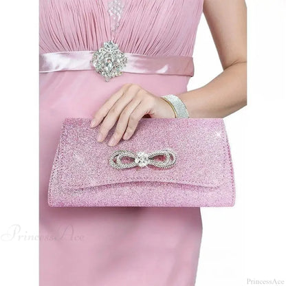 Black Evening Party Clutch Wristlet