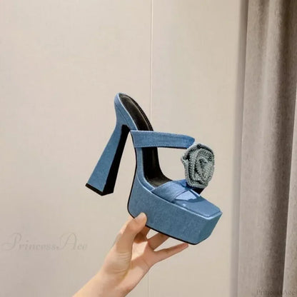 Black Roman Elastic Fabric Sexy Peep Toe Slip-on Thin High Heel Mid Calf Cool Booties Modern High Heel