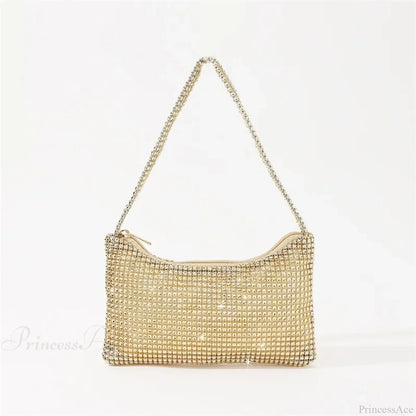 Bling Rhinestone Evening Purse Diamond Shoulder Wedding Party Clutch