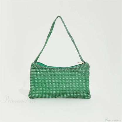 Bling Rhinestone Evening Purse Diamond Shoulder Wedding Party Clutch