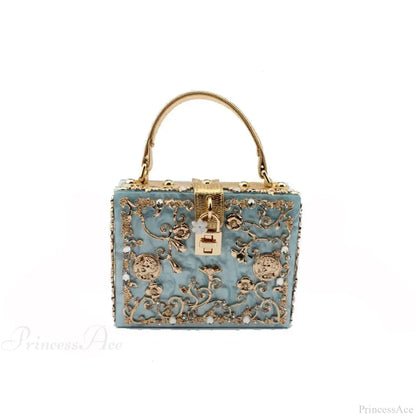 Bling Sequined Heart Evening Clutch Bag