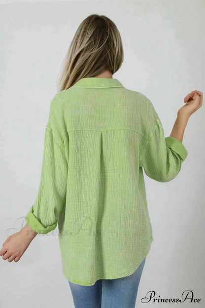 Blouse Textured with Buttons