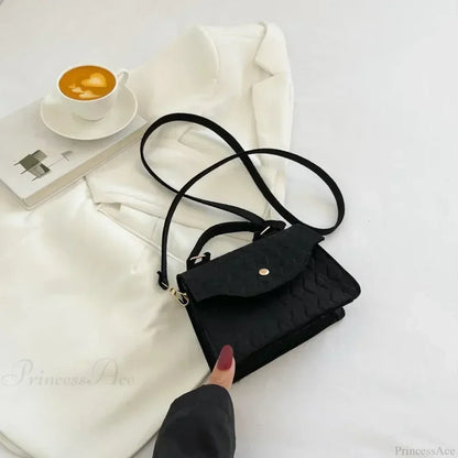 Blue Subaxillary Korean Fashion Shoulder Handbag