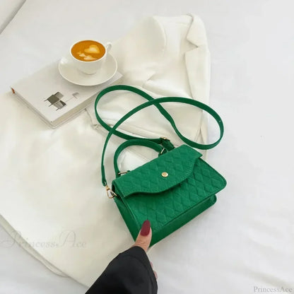 Blue Subaxillary Korean Fashion Shoulder Handbag