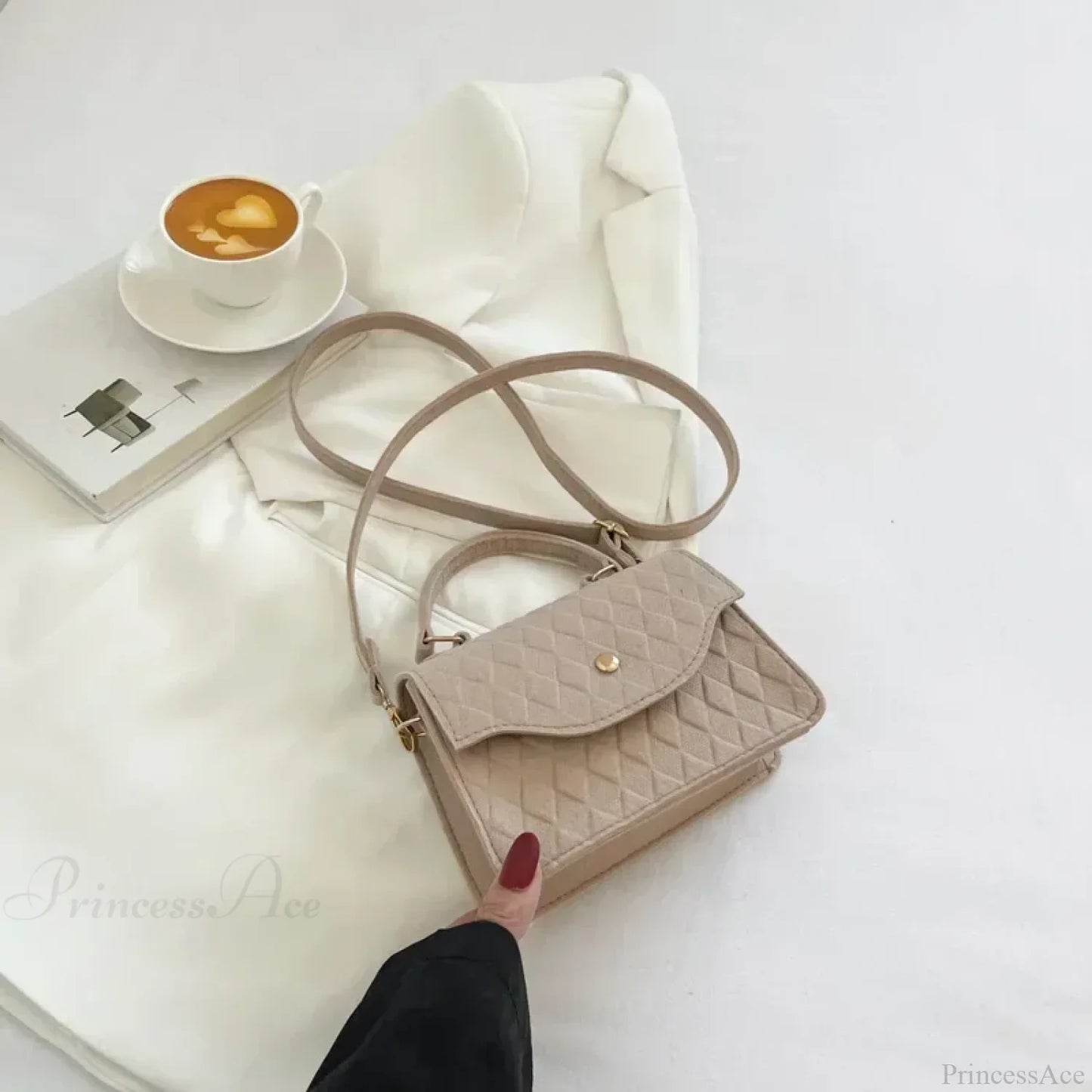 Blue Subaxillary Korean Fashion Shoulder Handbag