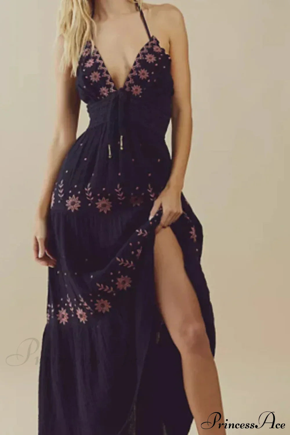 Bohemian Flower Beach Holiday Boho Dress