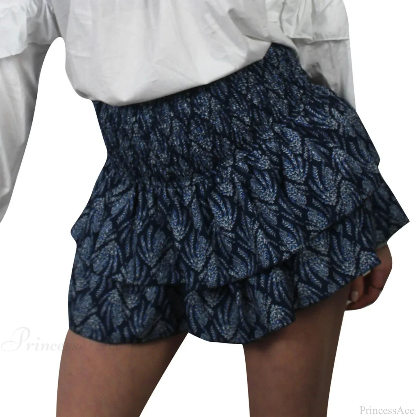 Bohemian Layered Ruffle Skirt