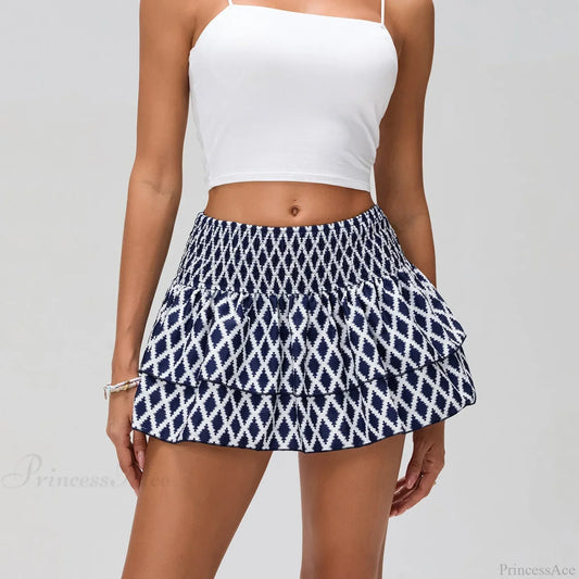Bohemian Layered Ruffle Skirt