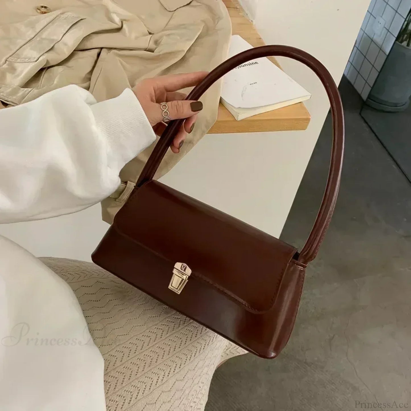 Bow Underarm Shoulder Bag for Women
