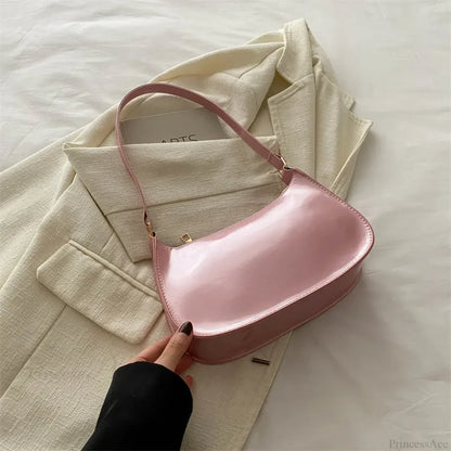 Bright Color Solid Square Shoulder Bag