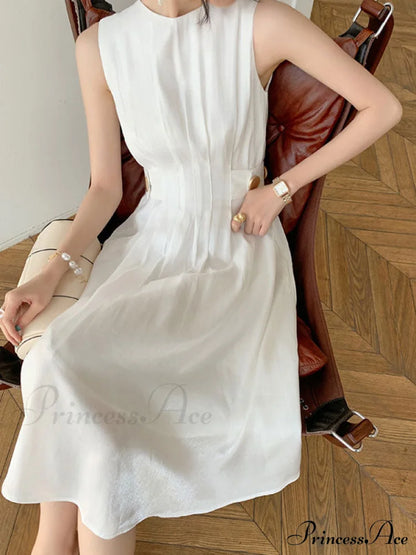 Button Embellished Long Trendy Sleeve Midi Dress