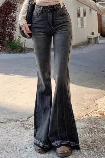 Vaqueros Acampanados Elásticos Slim Fit