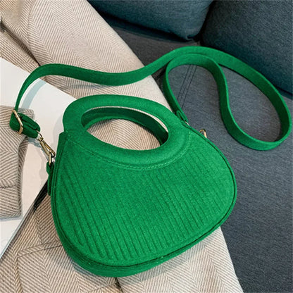 Candy Color Top-Handle Crossbody Casual Women's Handbag