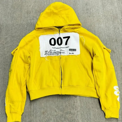 Cartoon Patch Embroidery Fashion Hoodie