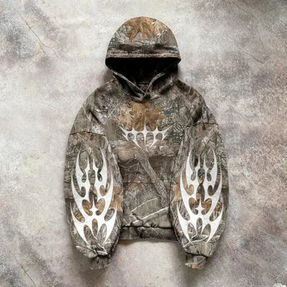 Cartoon Patch Embroidery Fashion Hoodie