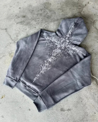 Cartoon Patch Embroidery Fashion Hoodie