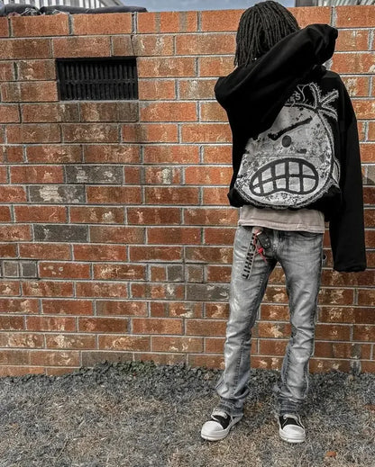 Cartoon Pattern Printed Hoodie