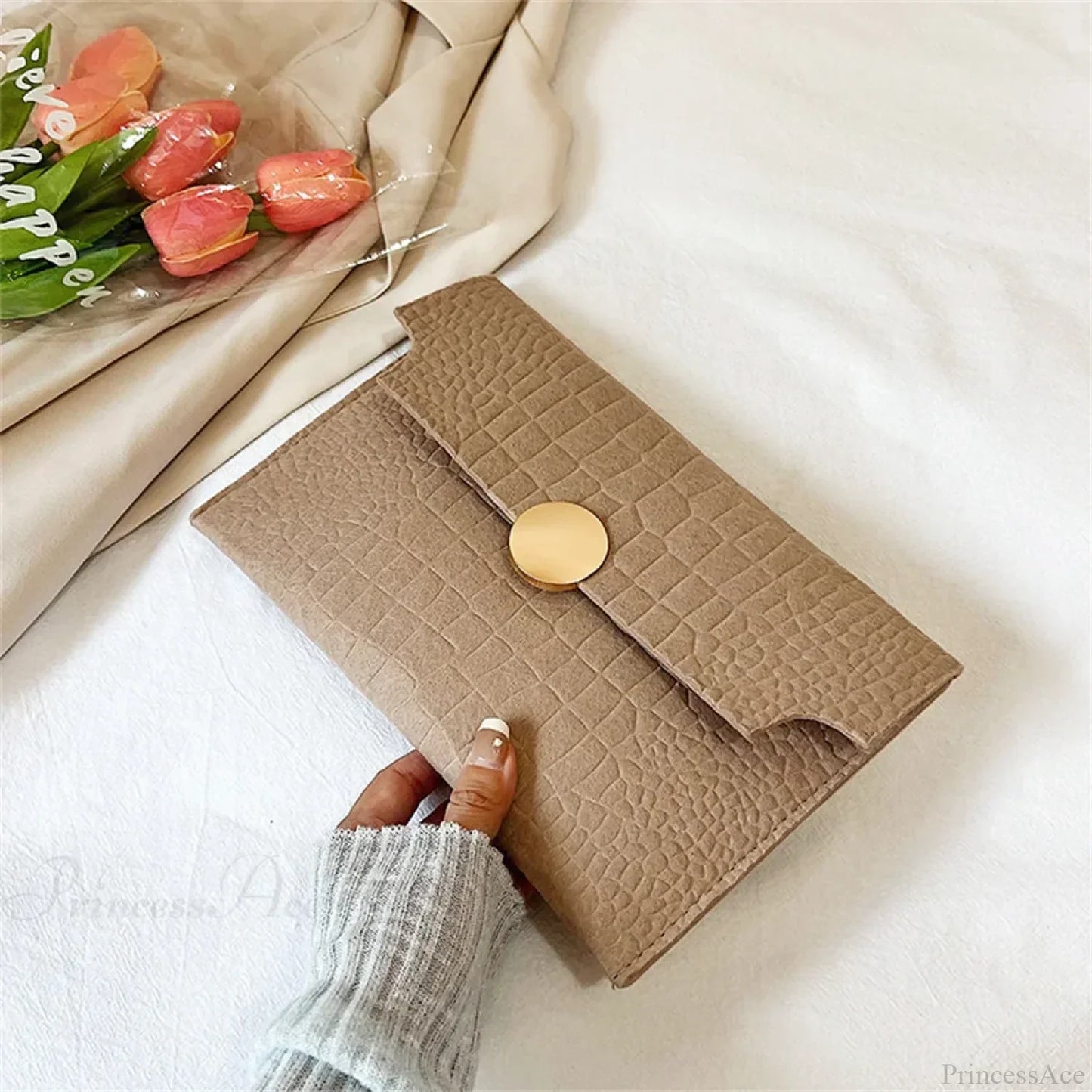 Casual Crocodile Pattern Business Clutch Wristlet