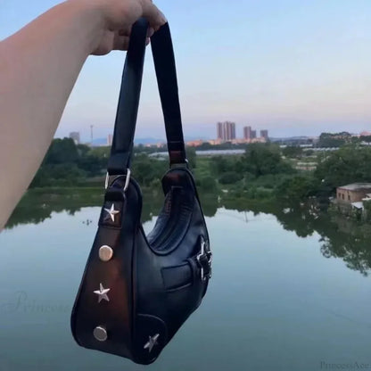 Casual Cute White Star Shoulder Bag