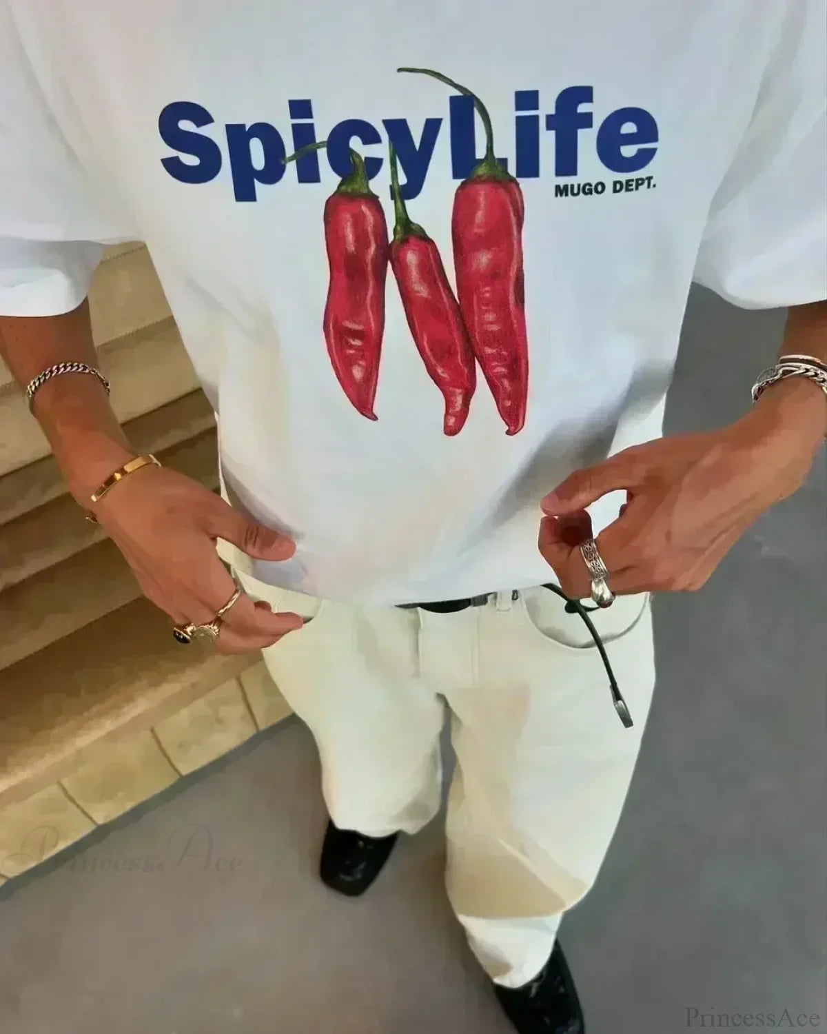 Casual Lotus Eyed Graphic T-shirt