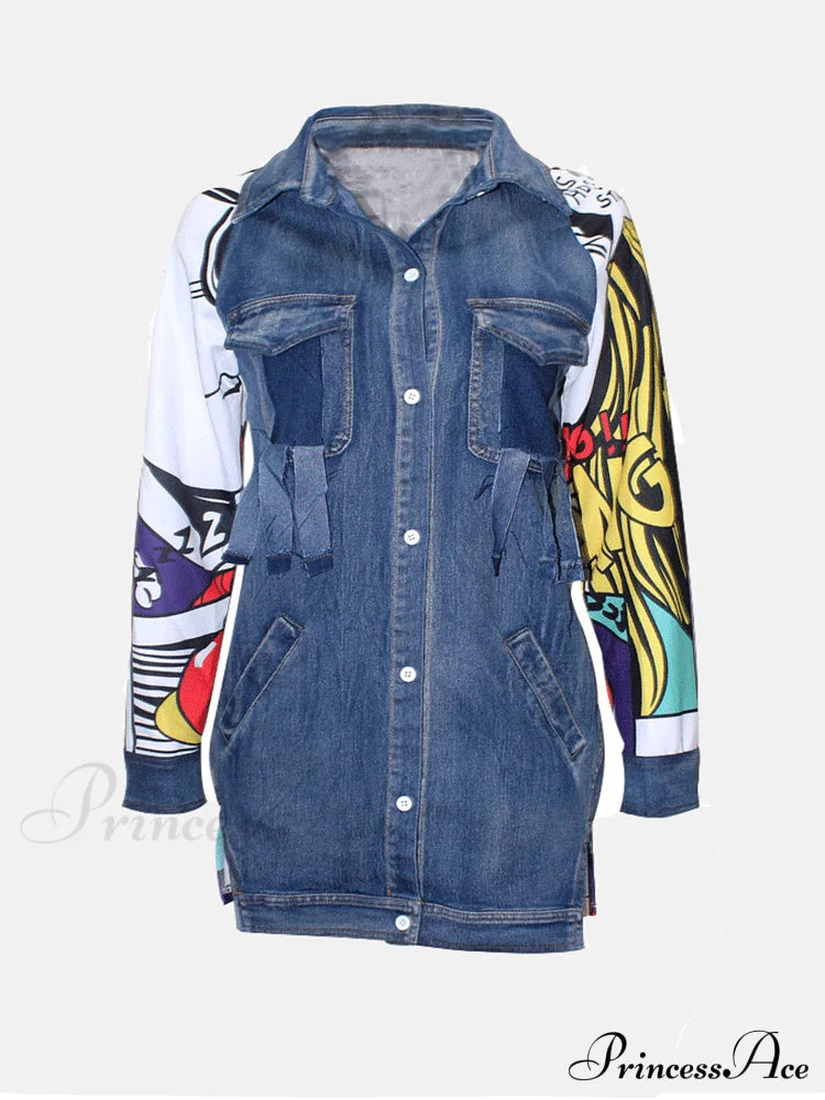 Casual Plaid Turndown Trendy Collar Shirt Coat