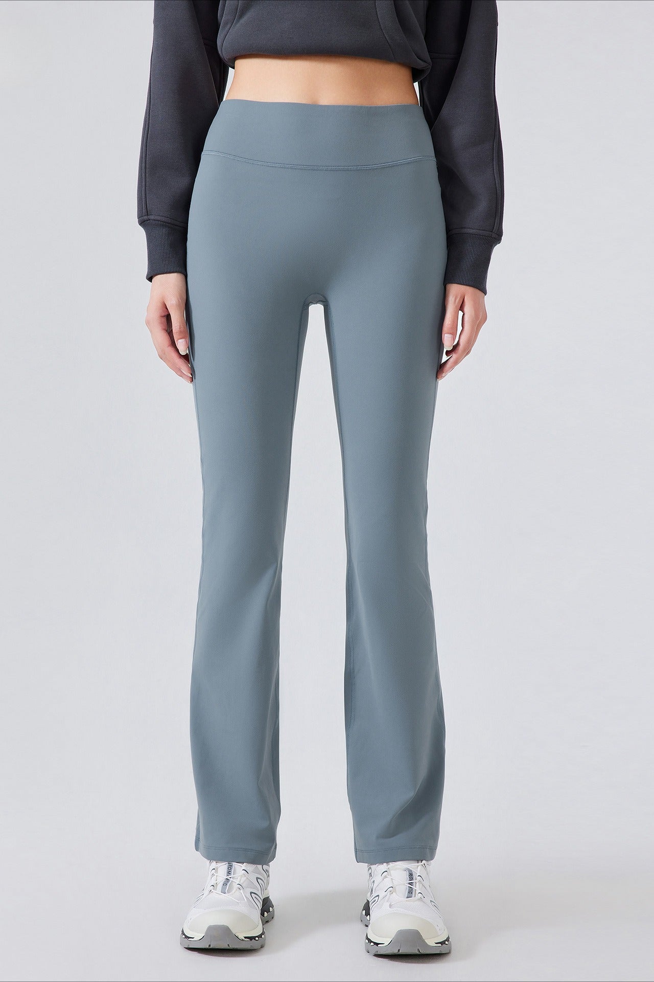 Leggings de yoga acampanados de cintura alta con forro polar