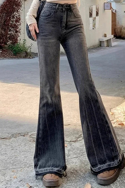 Vaqueros Acampanados Elásticos Slim Fit