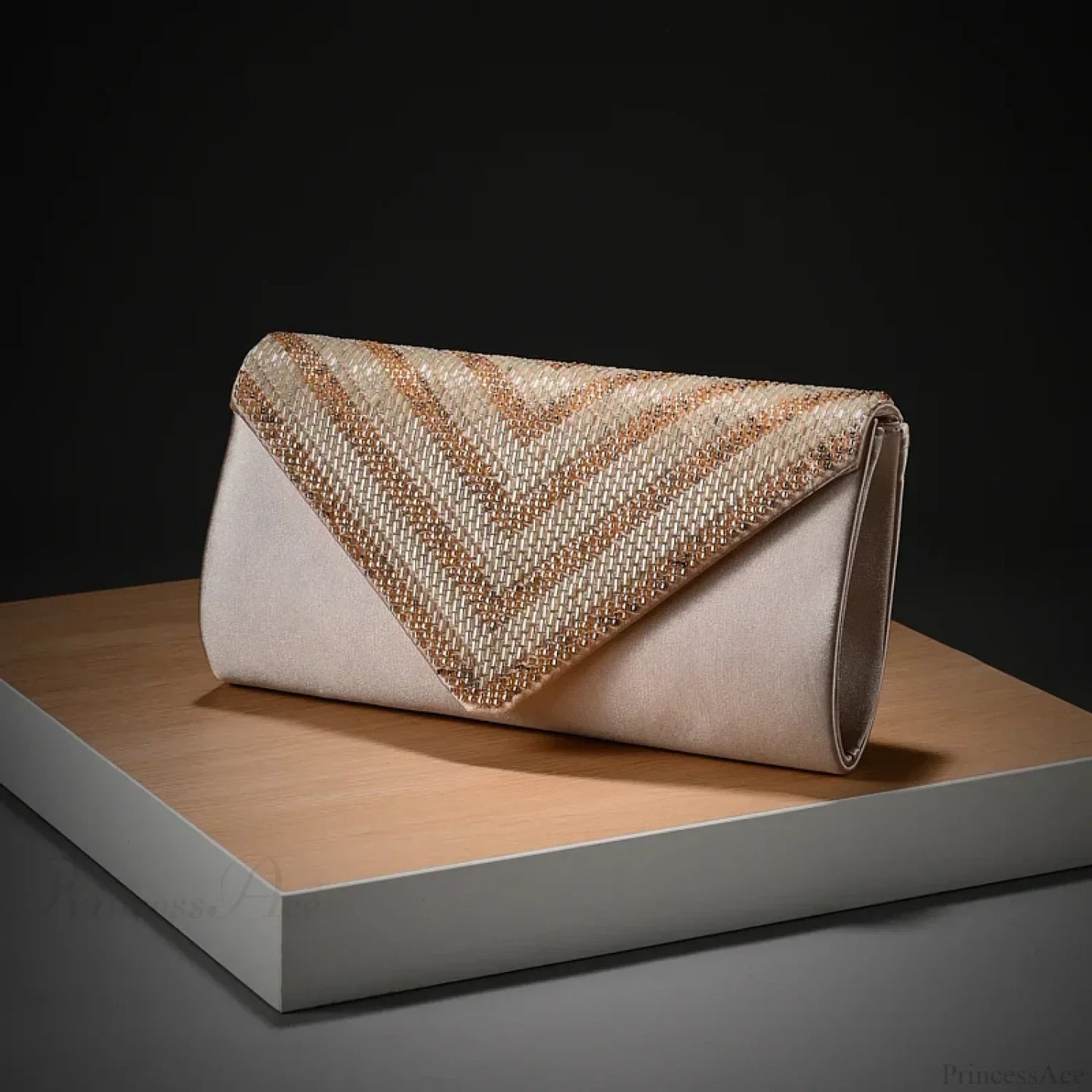 Celebrity Rhinestone Shiny One-Shoulder Clutch Bag