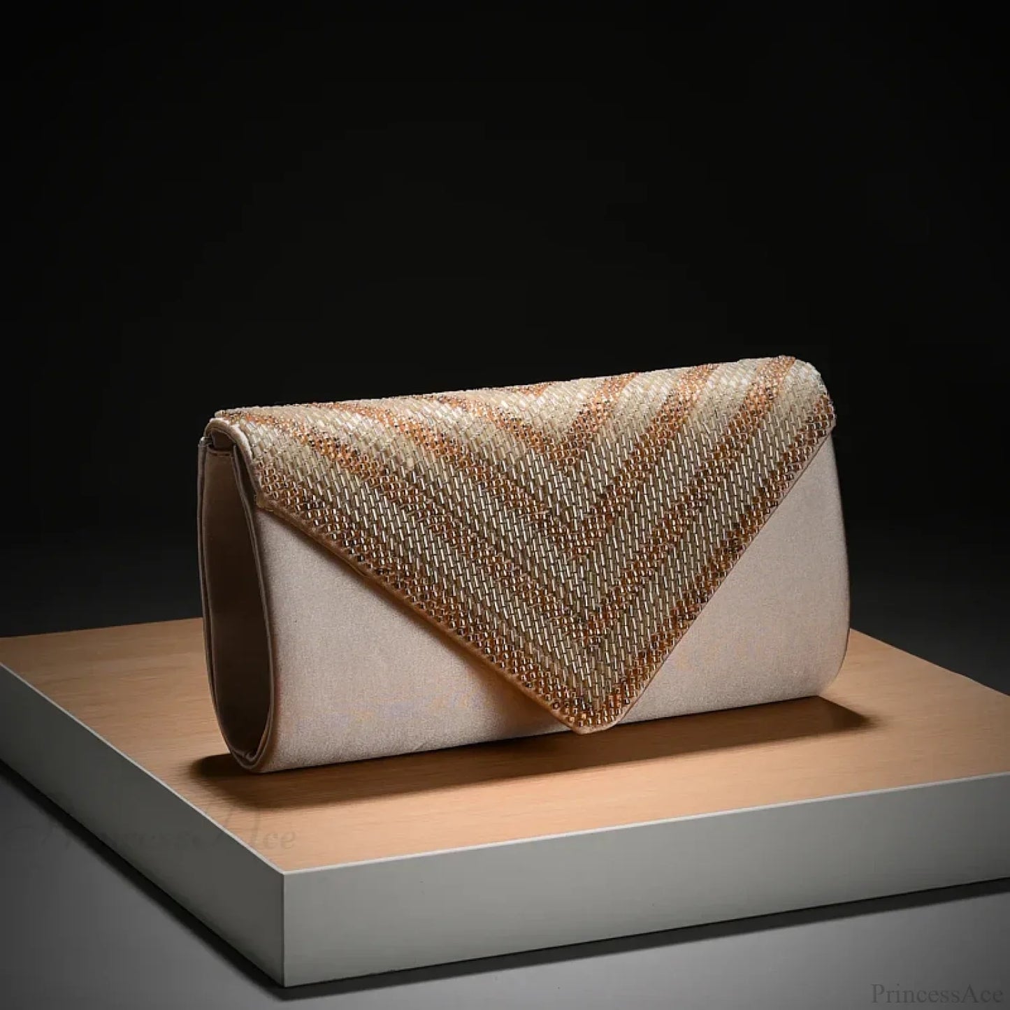 Celebrity Rhinestone Shiny One-Shoulder Clutch Bag