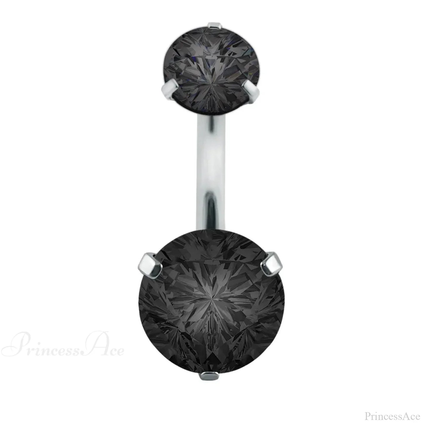 Clear Circular Medieval Surgical Belly Ring