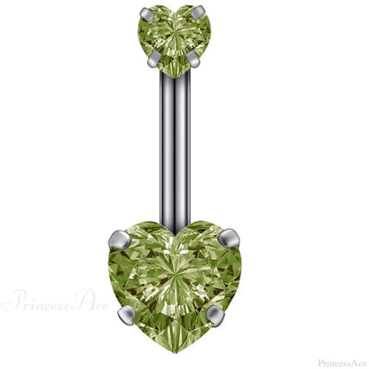 Clear Circular Medieval Surgical Belly Ring
