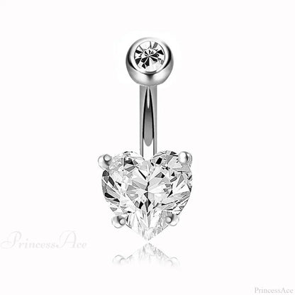 Clear Circular Medieval Surgical Belly Ring