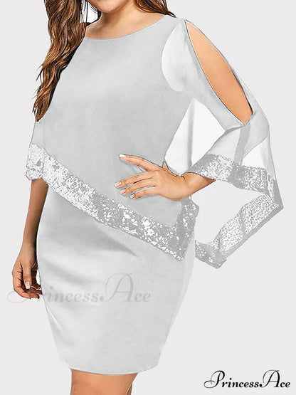 Cold Shoulder Long Trendy Sleeve Knit Top