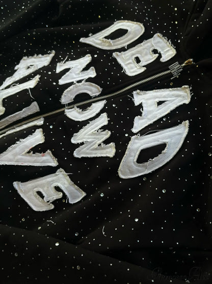Comfortable Graphic Zip Up Hoodie