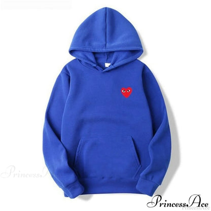 Cotton Heart-Eye Printed Fall/Winter Casual Hoodies