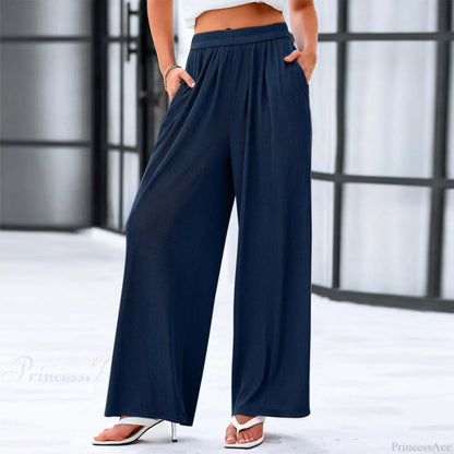 Cotton Linen Loose Casual Pocket Pants