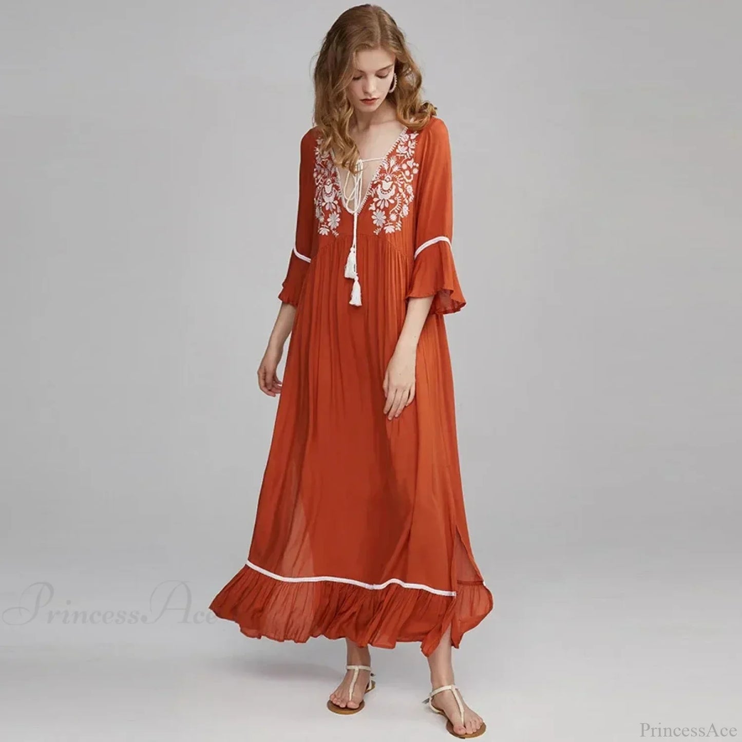 Cotton Rayon Boho Dress