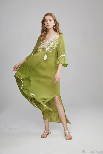 Cotton Rayon Boho Dress