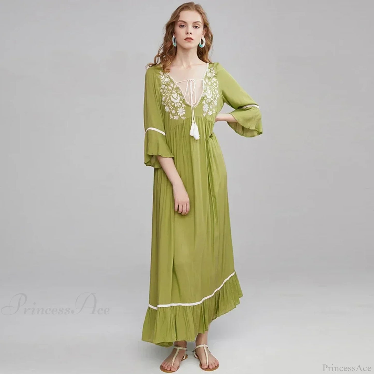 Cotton Rayon Boho Dress