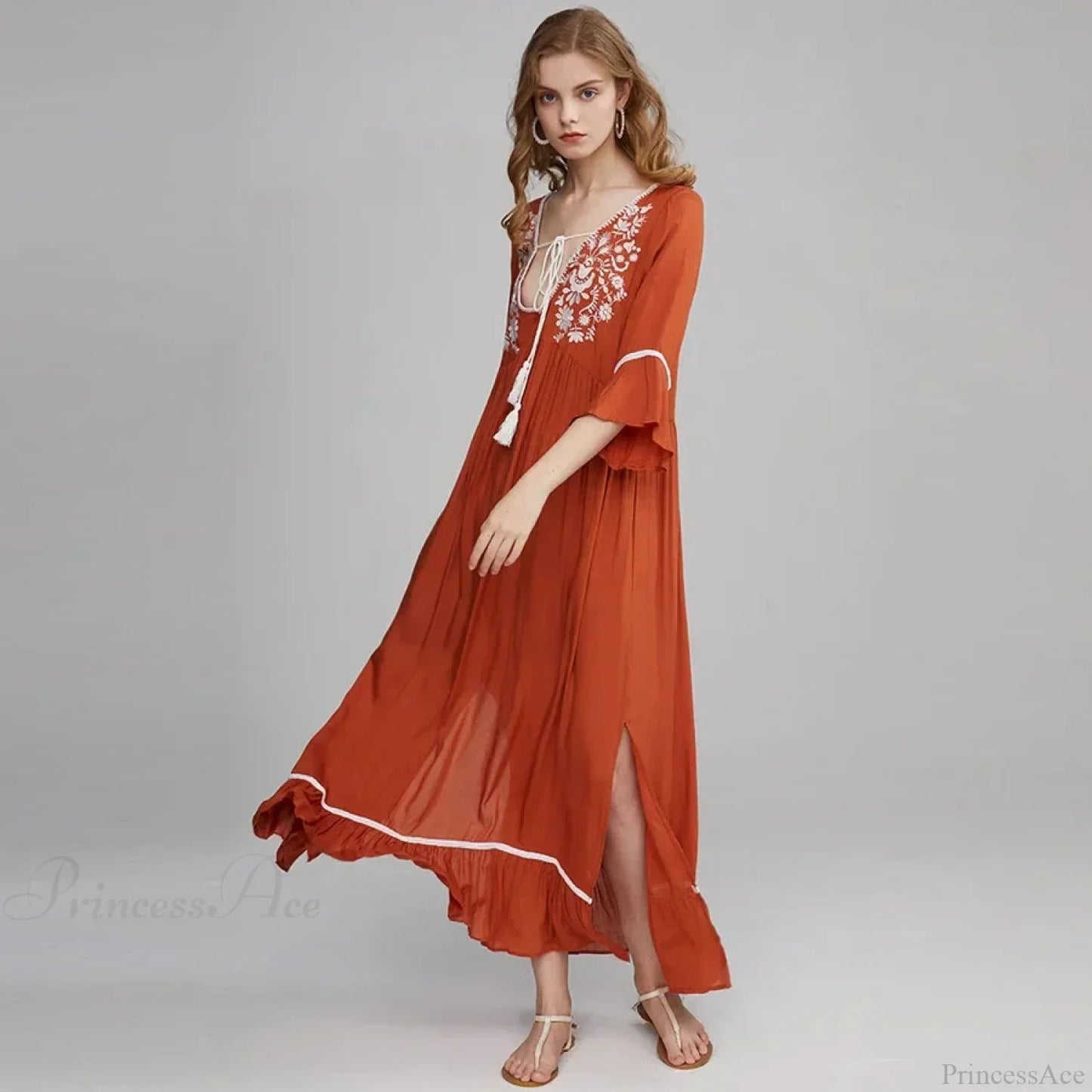Cotton Rayon Boho Dress