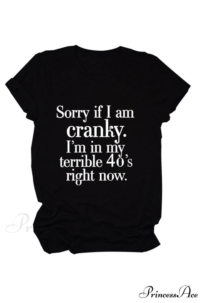 Cranky Patterned T-shirt