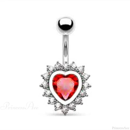 Crystal Dangle Gothic Belly Ring