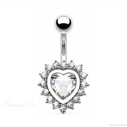 Crystal Dangle Gothic Belly Ring