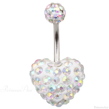 Crystal Dangle Gothic Belly Ring