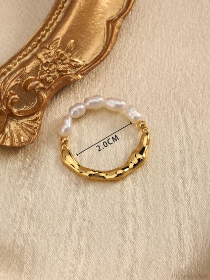 Cultured Pearl Decor Ring