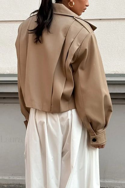 Chaqueta Oversize de Solapa Holgada