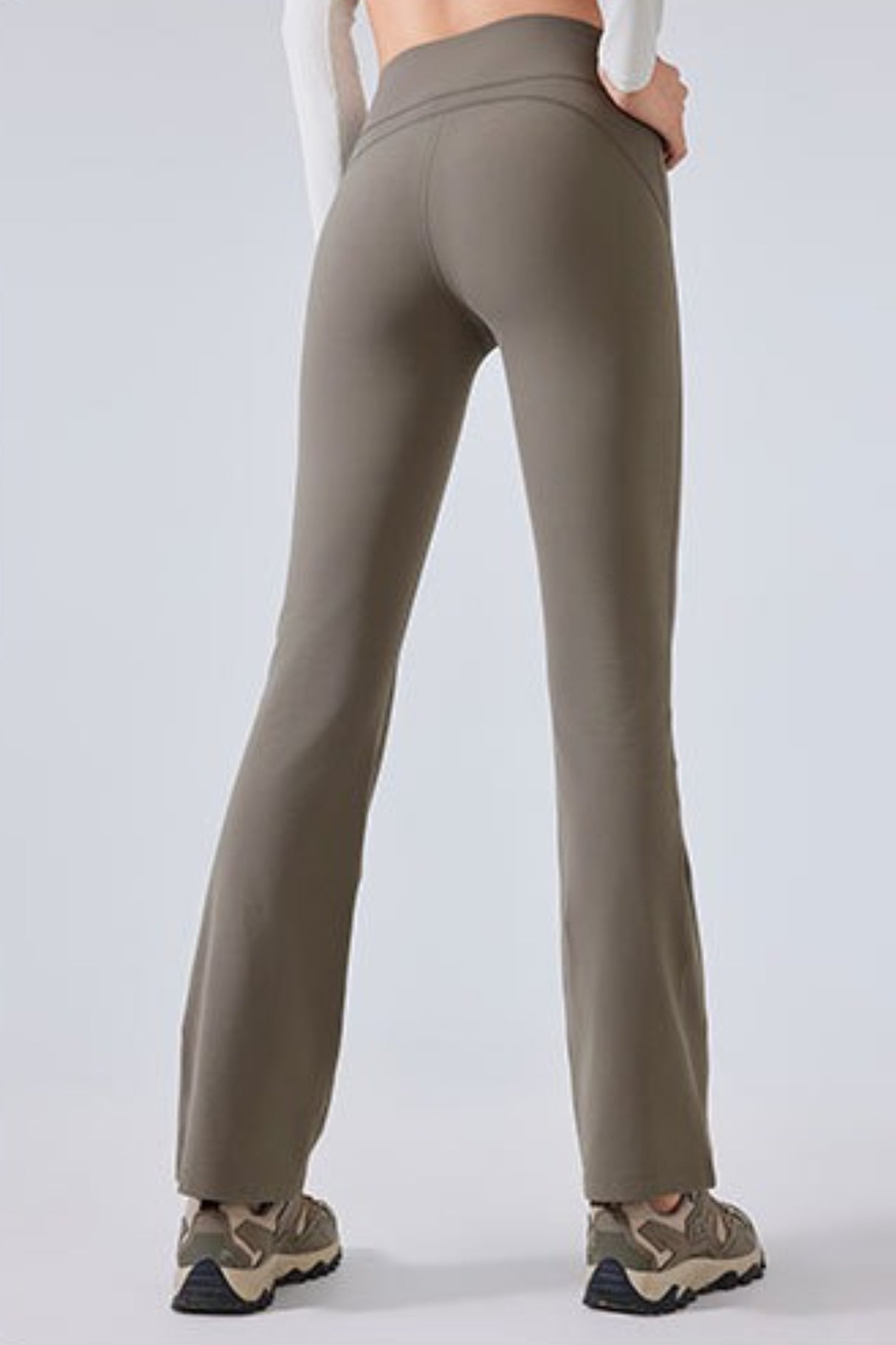 Leggings de yoga acampanados de cintura alta con forro polar
